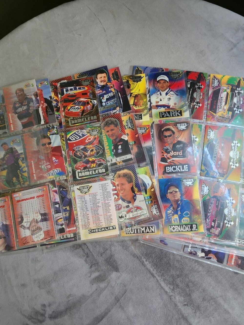 NASCAR Car Racing Collectable Trading Cards MAXX Race Cards 1997 High Gear Wheel